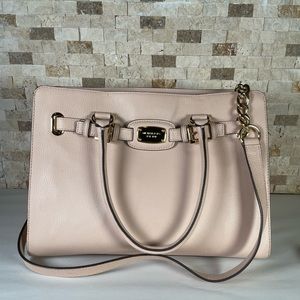 Michael Kors Hamilton Large Tote Ballet (Light Pink)